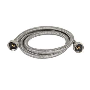 NEKTRA Washing Machine Braided Connector 3/4 in. x 3/4 in. x 60 in.
