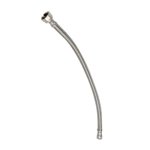 NEKTRA Faucet Braided Connector 1/2 in. x 3/8 in. x 16 in.