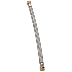 NEKTRA Water Heater Braided Connector 3/4 in. x 3/4 in. FPT x 18 in.