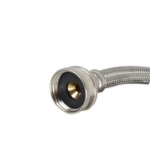NEKTRA Washing Machine Braided Connector Hose 3/4 in. x 3/4 in. x 6 ft.