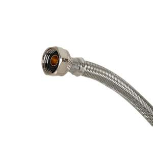 NEKTRA Dishwasher Braided Connector 1/2 in. X 3/8 in. x 48 in.