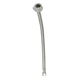 NEKTRA Toilet Braided Connector 7/8 in. X 3/8 in. x 12 in.