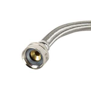 NEKTRA Washing Machine Braided Connector Hose 3/4 in. x 3/4 in. x 60 in.