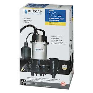 Submersible Effluent Pump 1/2 HP