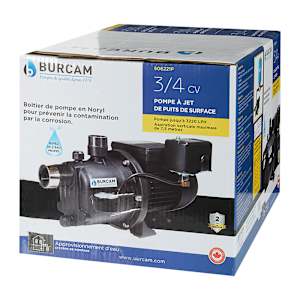 Shallow Well Jet Pump 3/4 HP