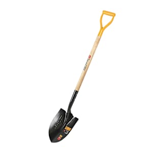 GARANT Pro Round Hardened Steel Shovel with Wooden Handle 48 in.