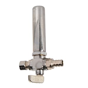 Robinet droit antibélier PEX 1/2 po x 3/8 po compression