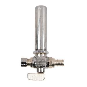 Robinet droit antibélier PEX 1/2 po x 3/8 po compression