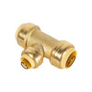 Té Easy-Grip Push 3/4 po x 3/4 po x 1/2 po
