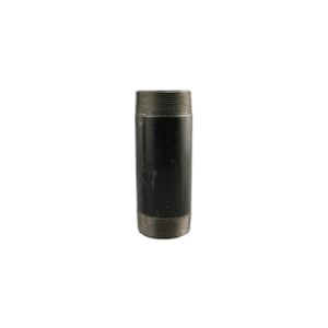 Black Steel Nipple 1/2 in. x 2 in.