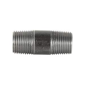 Black Steel Nipple 1/2 in. x 2 in.