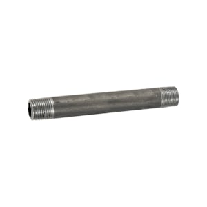 Black Steel Nipple 1/2 in. x 6 in.