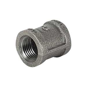 Black Steel Coupling 1/2 in. (FxF)