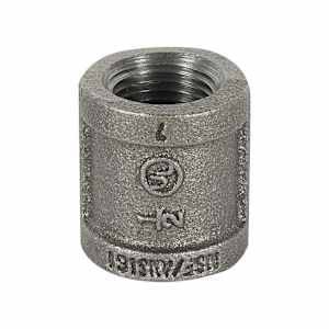 Black Steel Coupling 1/2 in. (FxF)