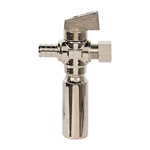 PEX Compression Straight Ball Valve 1/2 in. x 3/8 in.