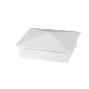 Fence Cap 4 in. X 4 in. White