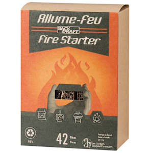 Allume-feu Back Draft Pqt/42
