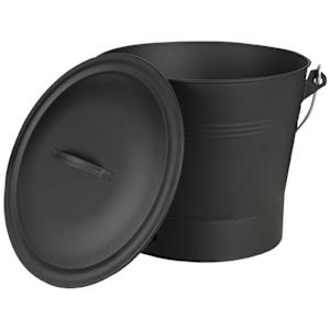 Ash Bucket with Cover 10 5/8 in.