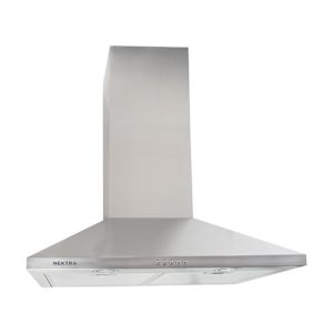 NEKTRA Noiroit 30 in. Stainless Steel Chimney Range Hood 450 Max CFM