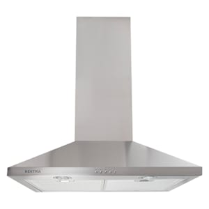 NEKTRA Noiroit 30 in. Stainless Steel Chimney Range Hood 450 Max CFM