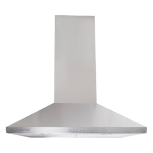 NEKTRA Noiroit 30 in. Stainless Steel Chimney Range Hood 450 Max CFM