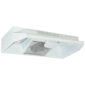 Hotte de cuisine BU2, 30 po blanche 210 pi³/min