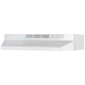 Hotte de cuisine BU2, 30 po blanche 210 pi³/min