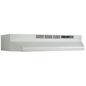 Hotte de cuisine BU2, 24 po blanche 210 pi³/min