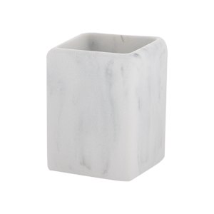 White Marble Effect Ceramic Glass