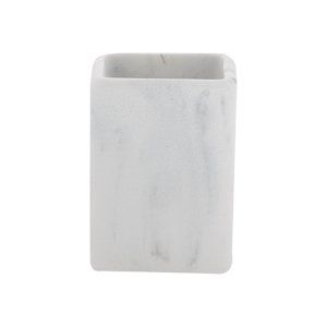 White Marble Effect Ceramic Glass
