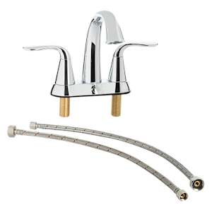 Robinet de lavabo 2 poignées Marizo chrome TASSILI