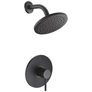 Robinet de douche 1 poignée Nicola noir TASSILI SUPRA