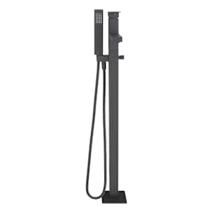 TASSILI SUPRA Tolomeo 1-Handle Freestanding Bathtub Faucet with Hand Shower Black
