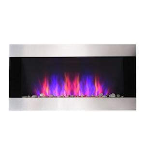 Flat Wall-Mounted Electric Fireplace 35 3/4 in.