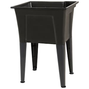 Heavy-Duty Laundry Tub Black