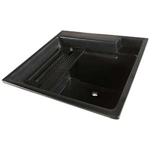 Heavy-Duty Laundry Tub Black