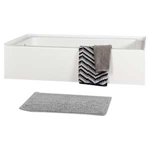 Baignoire alcôve Nix drain à gauche 60 po x 31 po