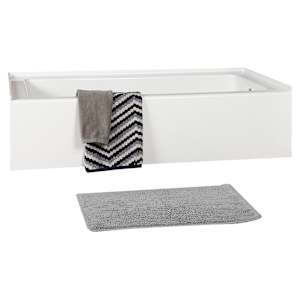 Nix Alcove Bathtub Right-Hand Drain 60 in. x 31 in.