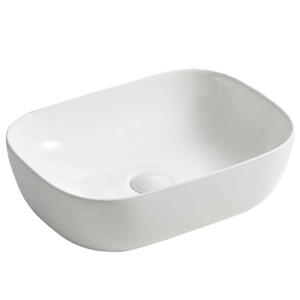 Vasque rectangulaire en porcelaine blanche Tosca 18 5/16 po x 13 po TASSILI SUPRA
