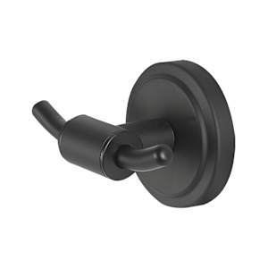 Double Allure Towel Hook Black