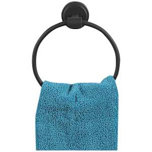 Allure Towel Ring Black