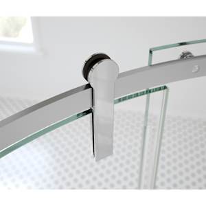 MAAX Outback Round Corner 
Shower Door 36 in. (Left)