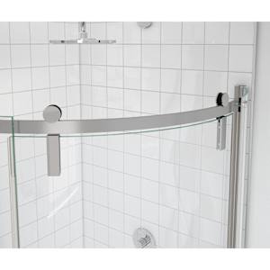 Porte pour douche de coin ronde Outback droite 36 po MAAX
