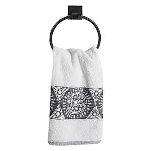 Palisades Towel Ring Black