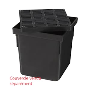 Cuve de garage 12 po x 12 po