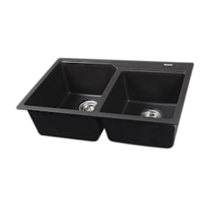 Évier de cuisine double onyx 30 11/16 po x 19 11/16 po