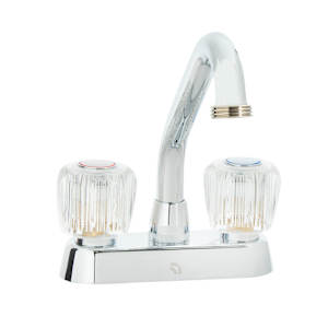 Robinet pour cuve de lavage à 2 poignées chrome