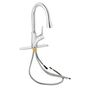 Robinet de cuisine à douchette rétractable 1 poignée Fusio chrome