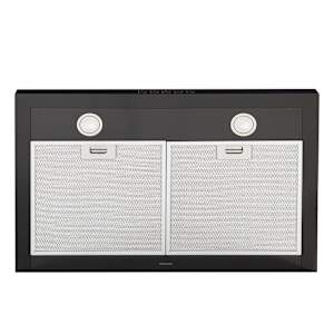 Hotte de cuisine cheminée Designer BWS1, 30 po acier inoxydable noir 450 pi³/min