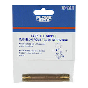 Bronze Nipple 1/4 in. x 3 in.